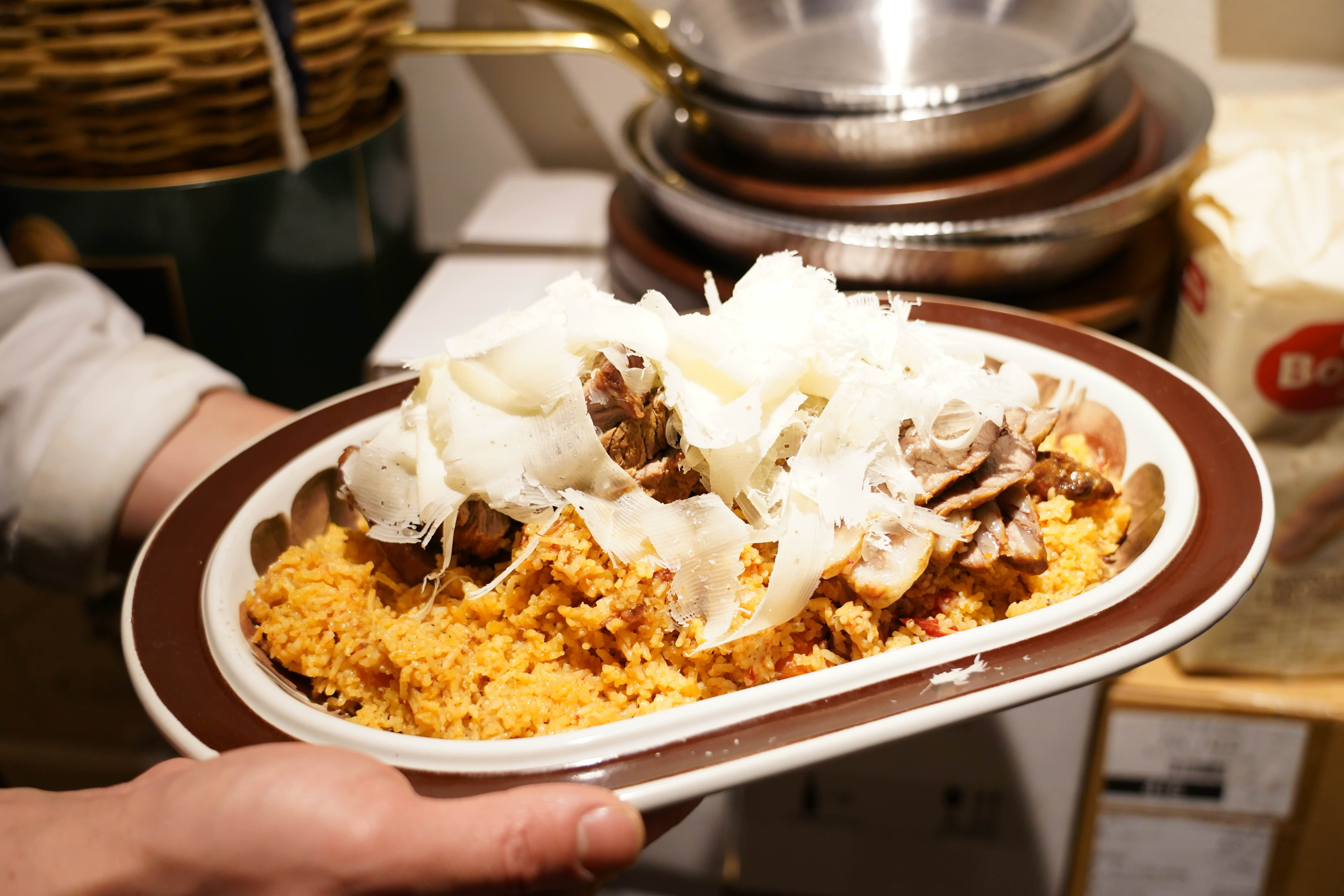 シリア料理にアレンジを